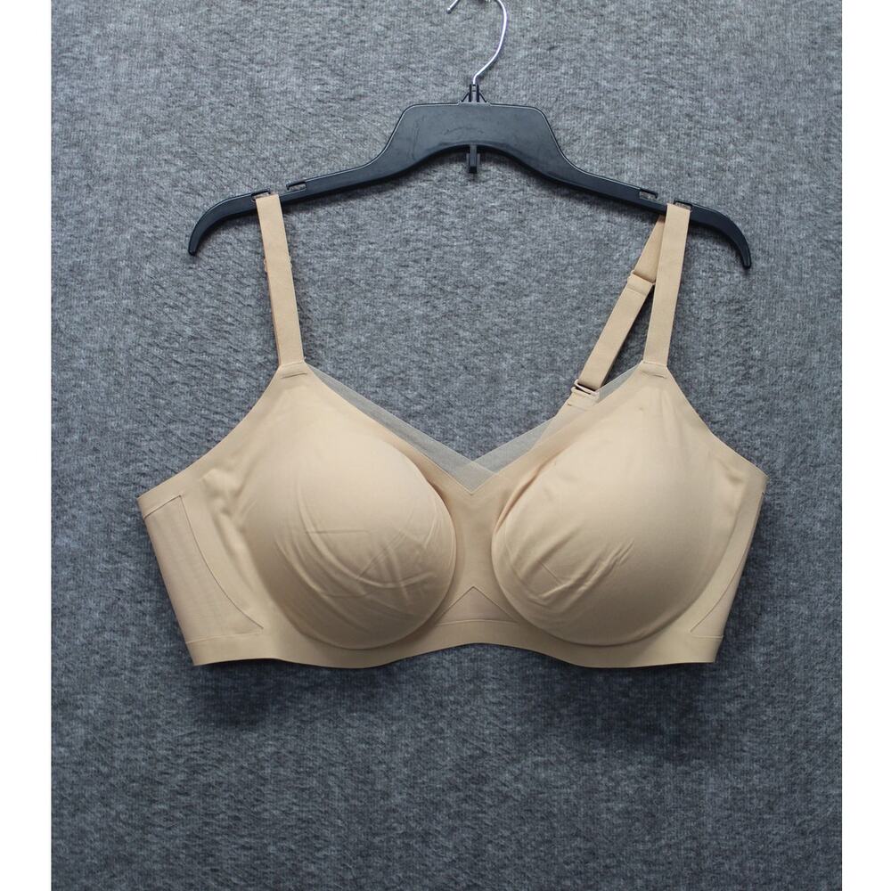 Honeylove Crossover Bra Size 1X 40 C/D LWBR0302V3 Wireless Removable Pad NEW
